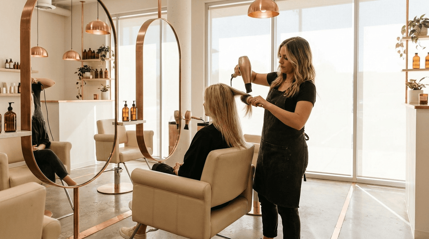 Copper & Comb Studio — sample salons & barbers website